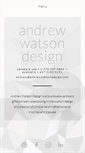 Mobile Screenshot of andrewwatsondesign.com